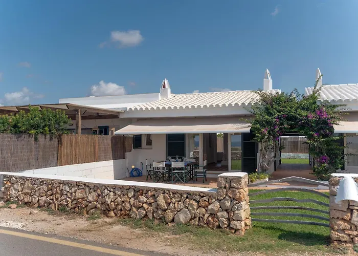 בית נופש Casita Con Encanto En Primera Linea De Mar Con Jardin 2 Hab Y 2 Banos Cap d'en Font